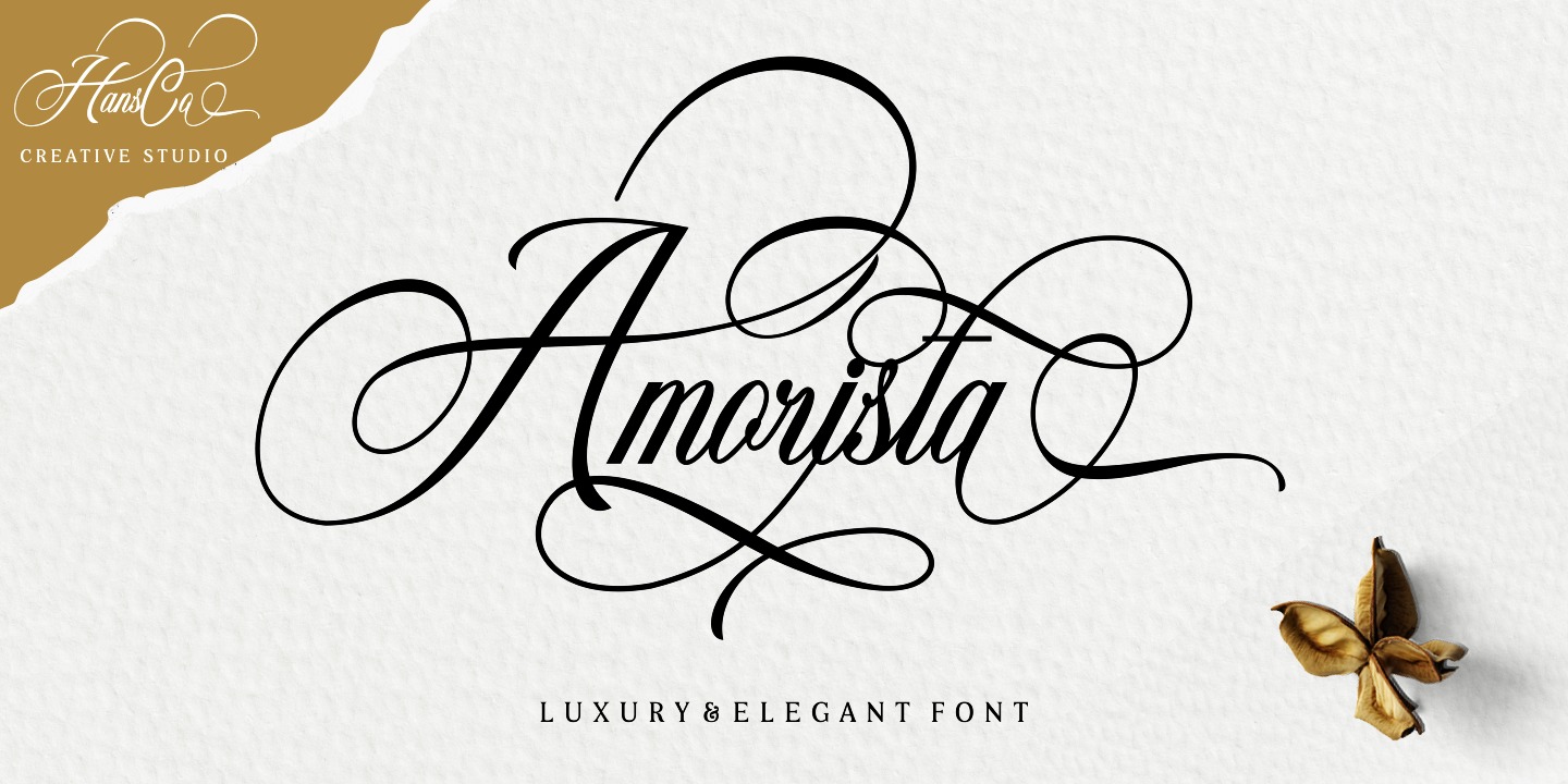 Amorista Font preview